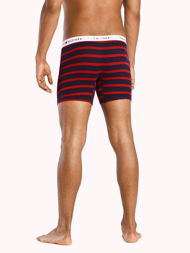 Férfi Tommy Hilfiger Pamut classics boxer brief 3pk Boxer Briefs Szürke | HU 1366FDN